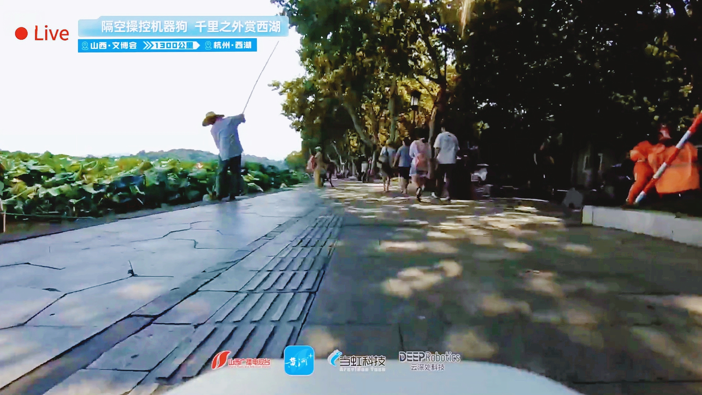 业界首次!跨越1300公里,山西台x当虹x云深处,远程操控机器人直播震撼成功